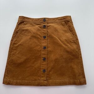 J. Crew Women’s Tan Corduroy Skirt Size 0